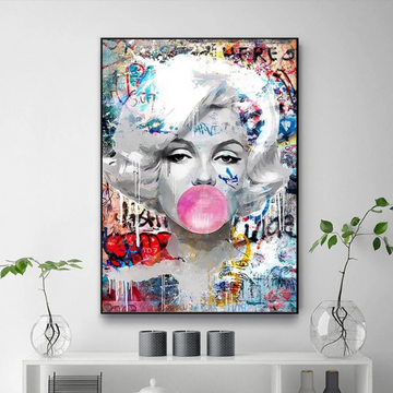 Tableau Marilyn Monroe Coloré