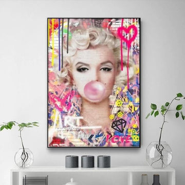 Tableau Marilyn Monroe Street Art