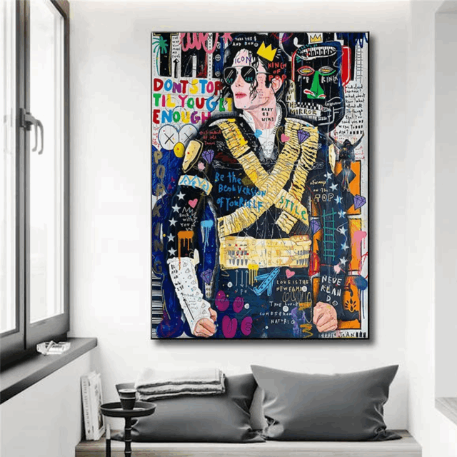 Peinture de Michael Jackson