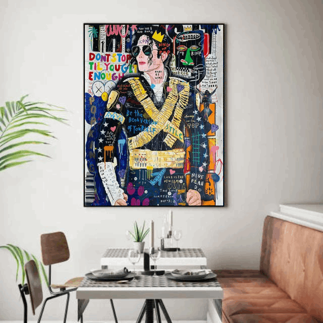 Peinture de Michael Jackson