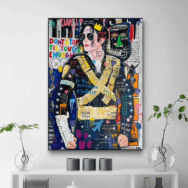Peinture de Michael Jackson