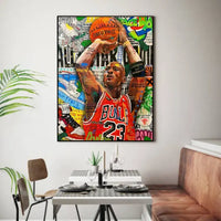 Tableau Basket Michael Jordan