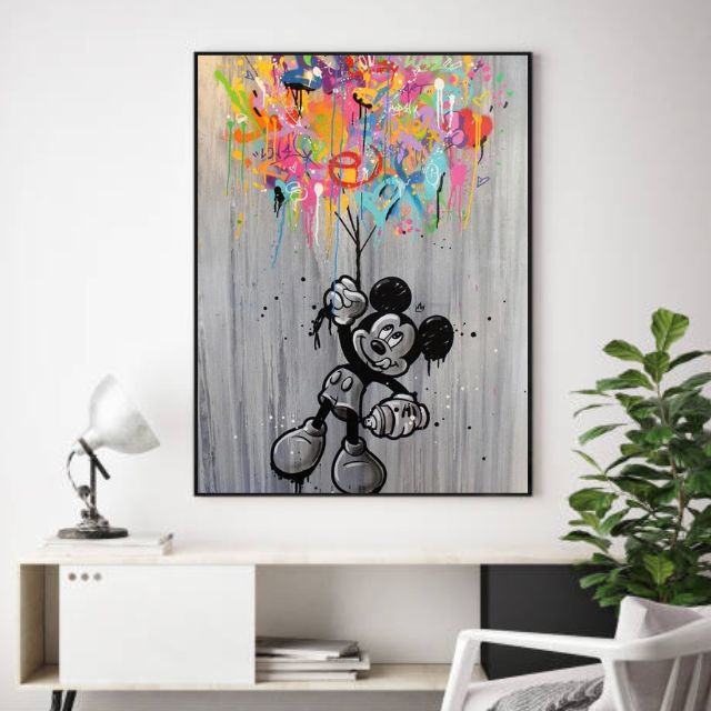 Tableau Pop Art Mickey Mouse