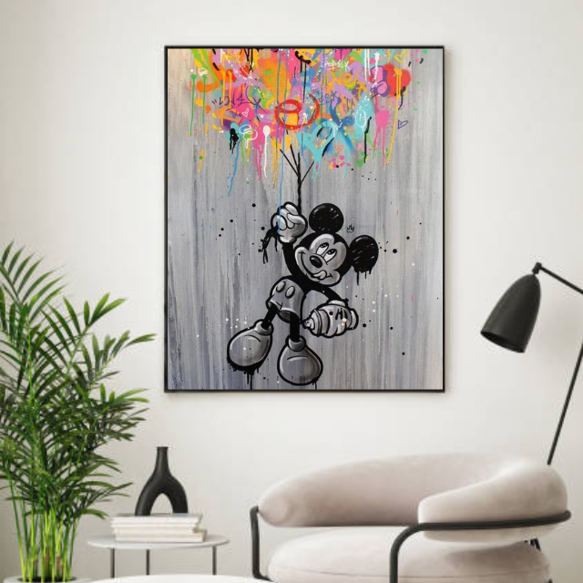 Tableau Coloré Mickey Mouse