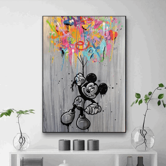 Tableau Pop Art Mickey Mouse