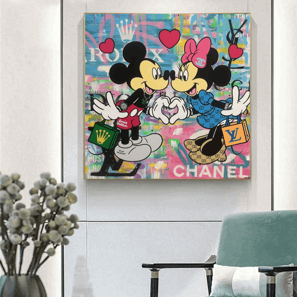 Tableau Minnie Mouse Pop Art