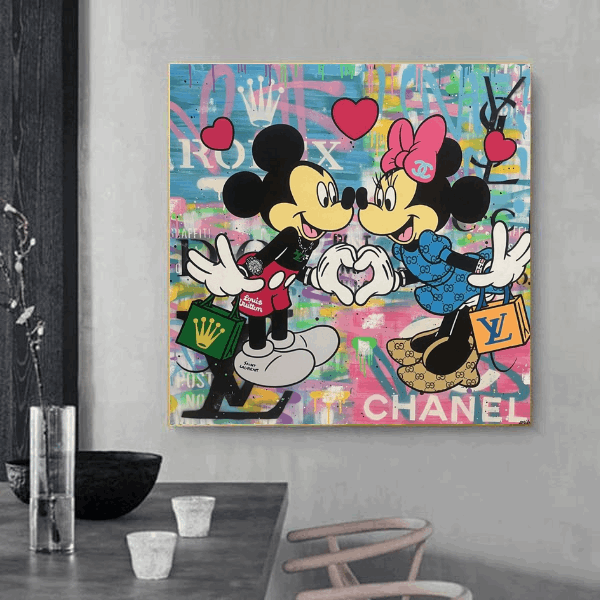 Tableau Minnie Mouse Pop Art