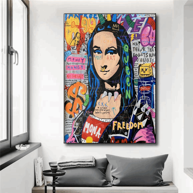 Tableau Mona Lisa  Pop Art