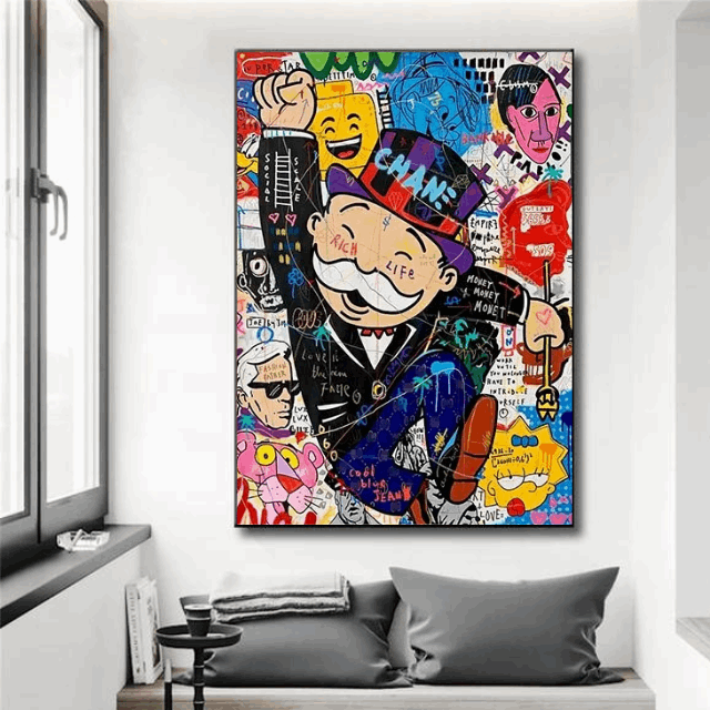 Peinture Monopoly Alec