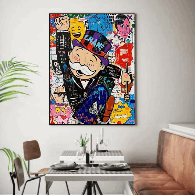 Peinture Monopoly Alec Tableau