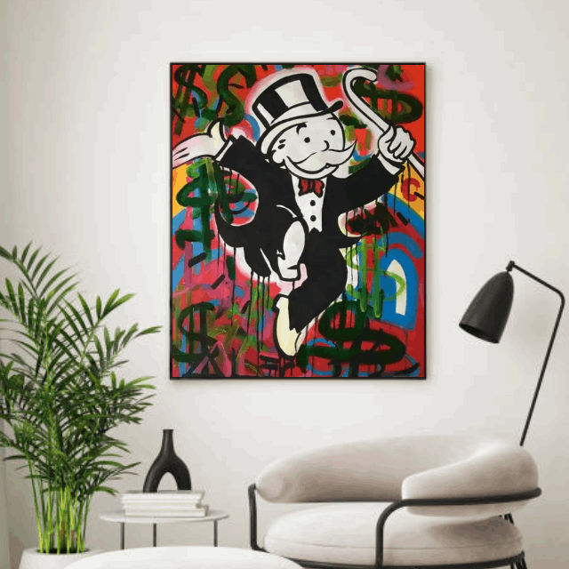 Tableau Monopoly Pop Art