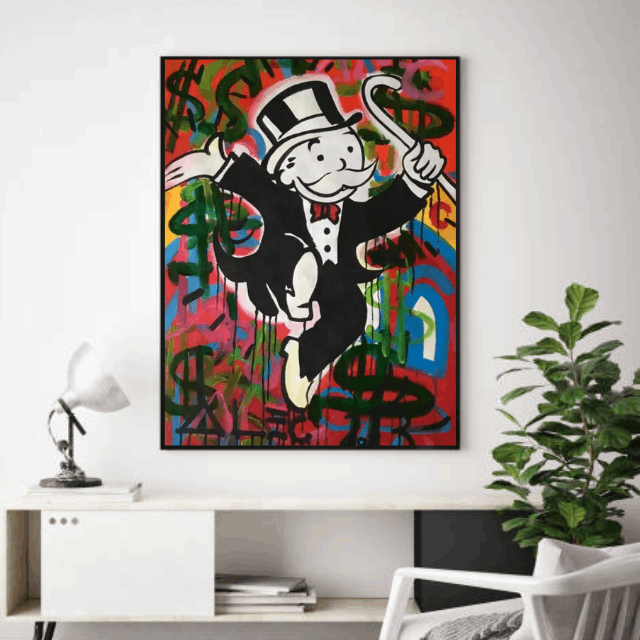 Tableau Monopoly Pop Art