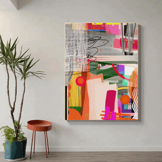 Tableau Multicolore Moderne