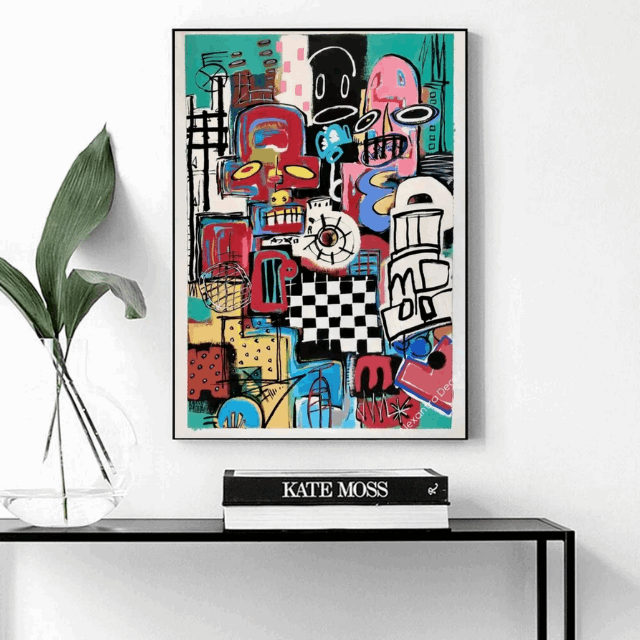 Tableau Multicolore Design