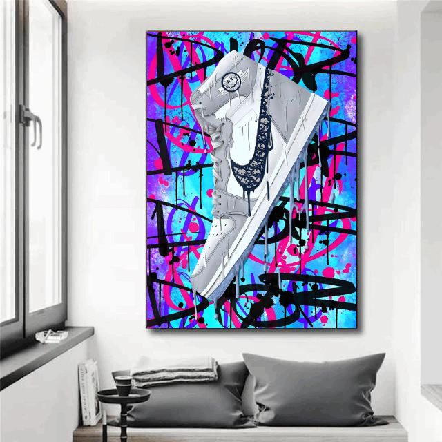 Tableau Nike Dior Jordan