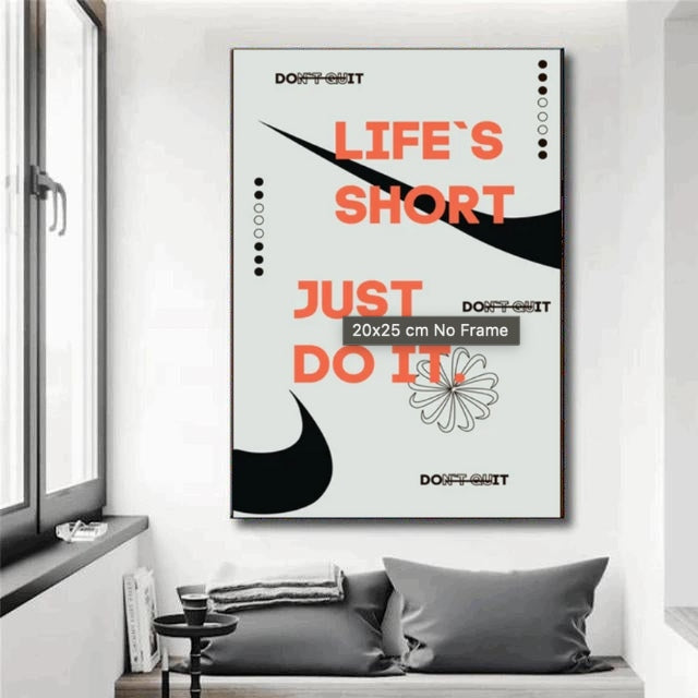 Tableau Nike "Just do it"