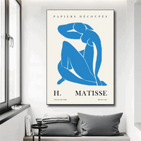 Tableau Nu Bleu Henri Matisse 