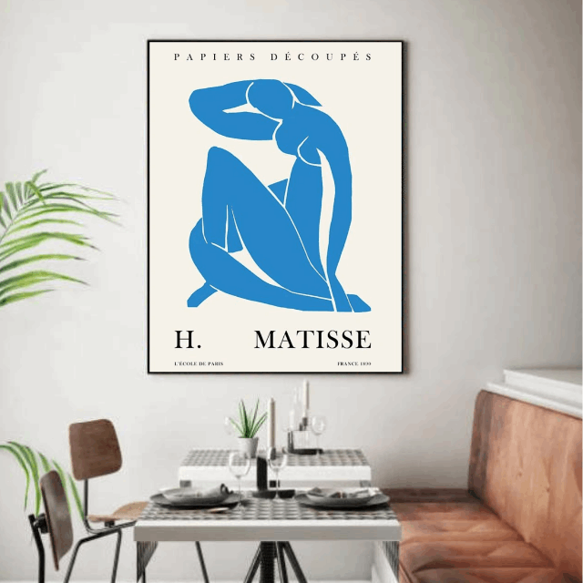 Tableau  Henri Matisse Nu Bleu