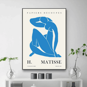Tableau Nu Bleu Henri Matisse 