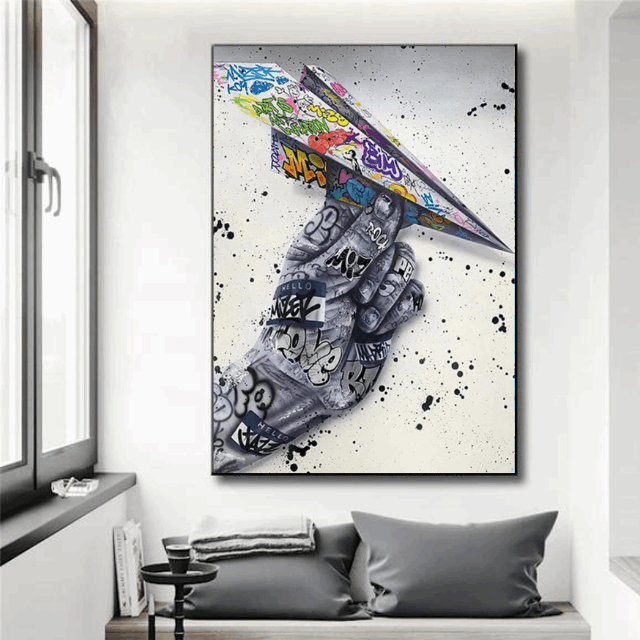 Tableau Origami Peinture