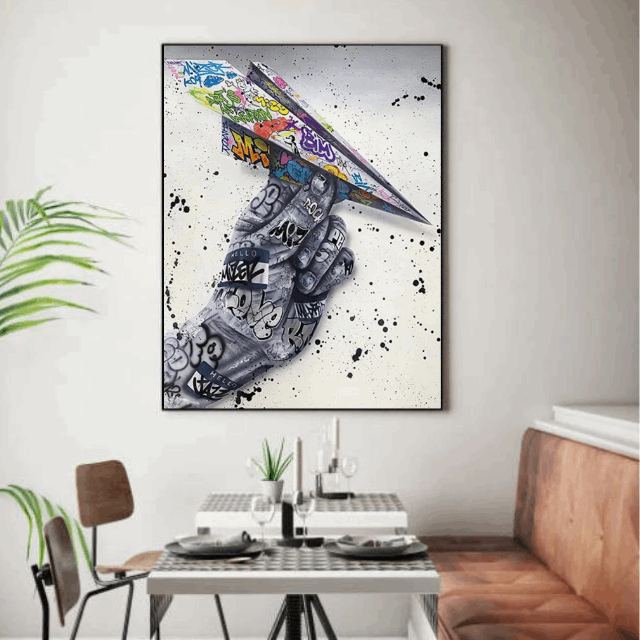 Tableau Origami Peinture