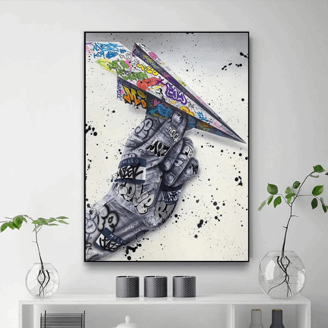 Tableau Origami Peinture