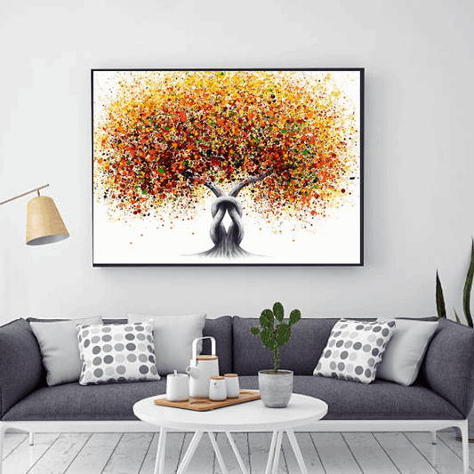 Tableau Peinture Arbre