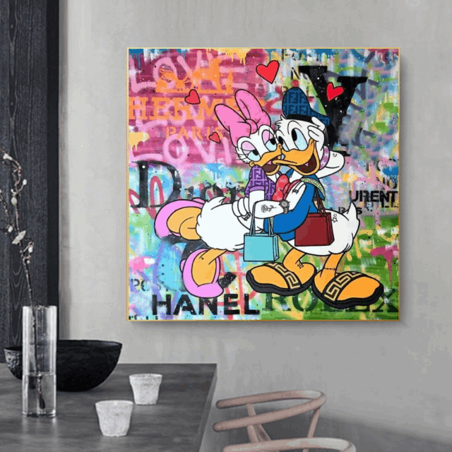 Tableau Picsou Pop Art