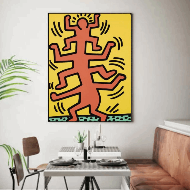 Tableau Keith Haring Homme