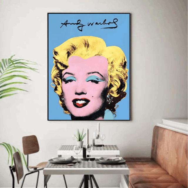Tableau Maryline Monroe Visage
