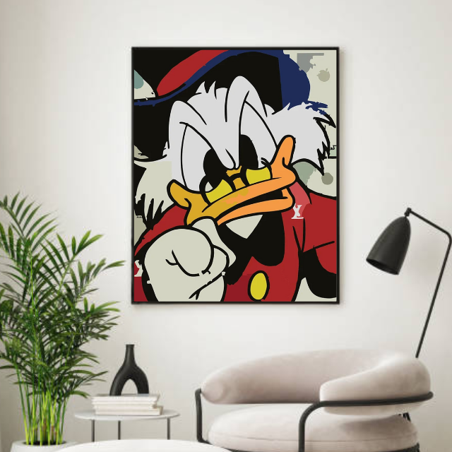 Tableau Picsou Pop Art