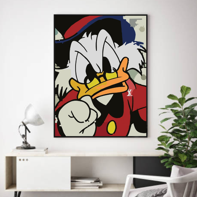 Tableau Pop Art Picsou
