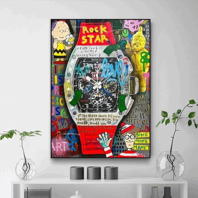 Tableau Richard Mille Coloré