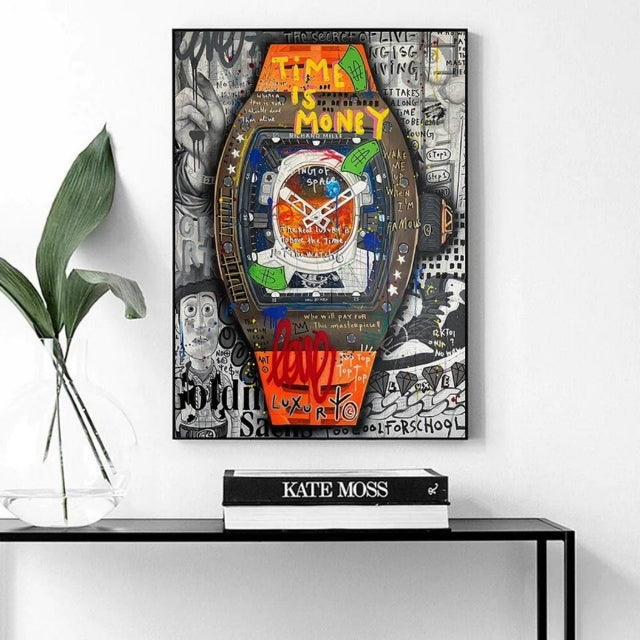 Tableau Richard Mille Montre - Tableau Street Art