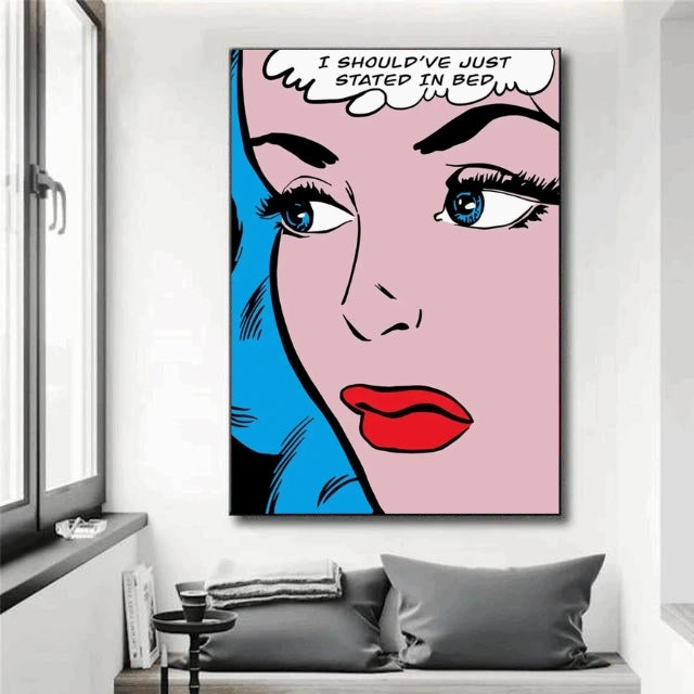 Tableau Roy Lichtenstein Pop art