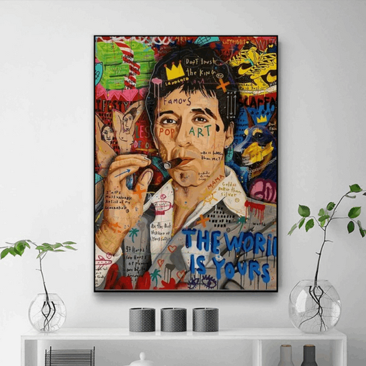 Tableau Scarface Al pacino