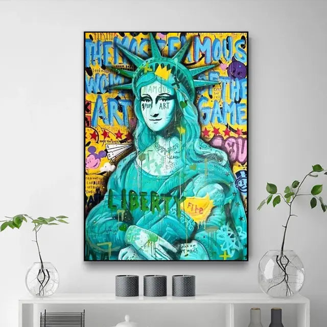 Tableau Pop Art Mona Lisa 