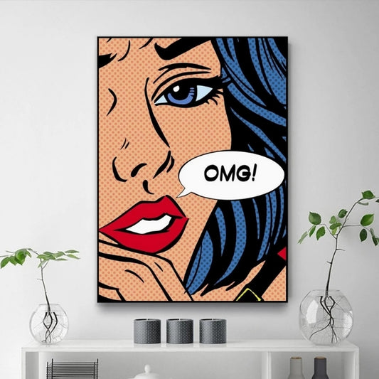 Roy Lichtenstein Painting Reproduction