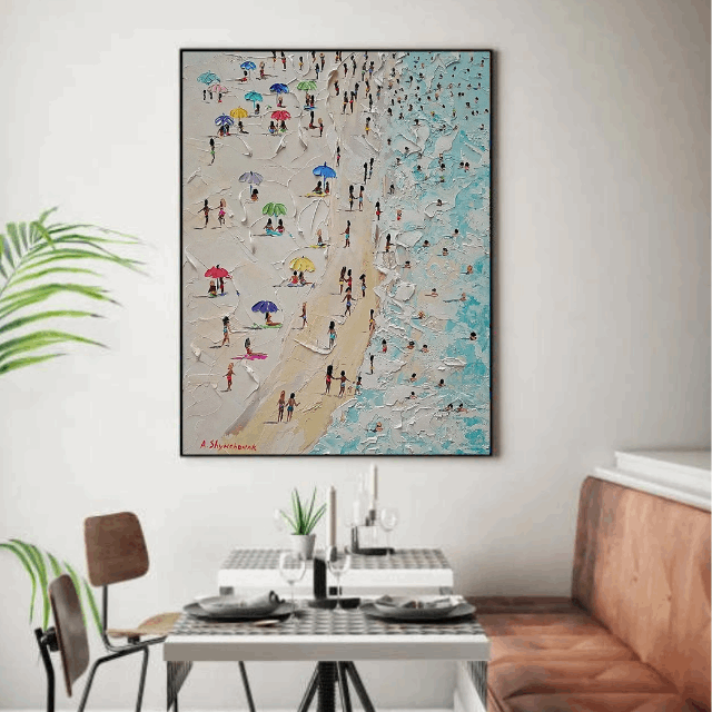 Tableau sur toile plage  