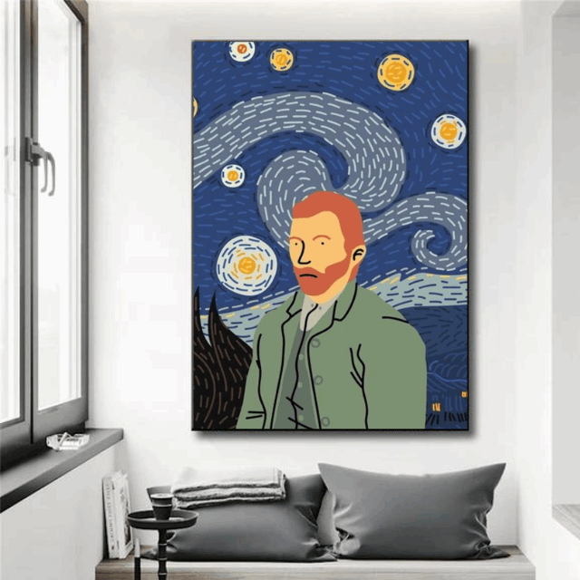 Tableau Van Gogh Pop Art
