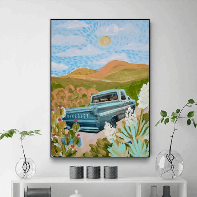 Tableau Voiture vintage 